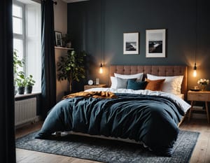 Фото спальни в скандинавском стиле